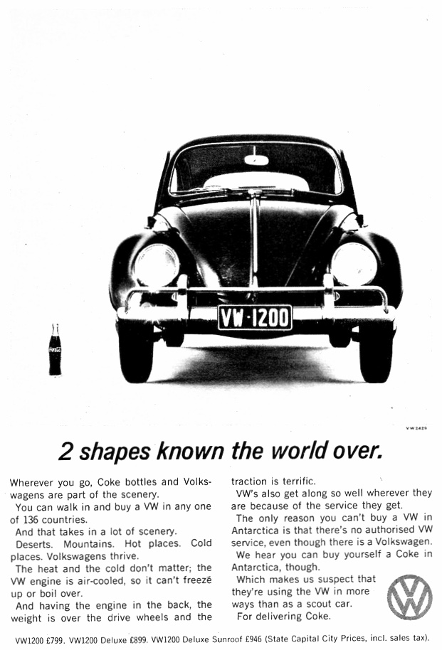 1964 Vokswagen Beetle - 2 Shapes Known The World Over